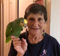 Rajah with his new owner