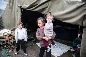 Refugees from Syrian in Bekaa Valley, Lebanon