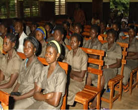 Household girls, rehabilitated and educated
