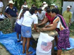 Women being trained by World Vision Hondursa.