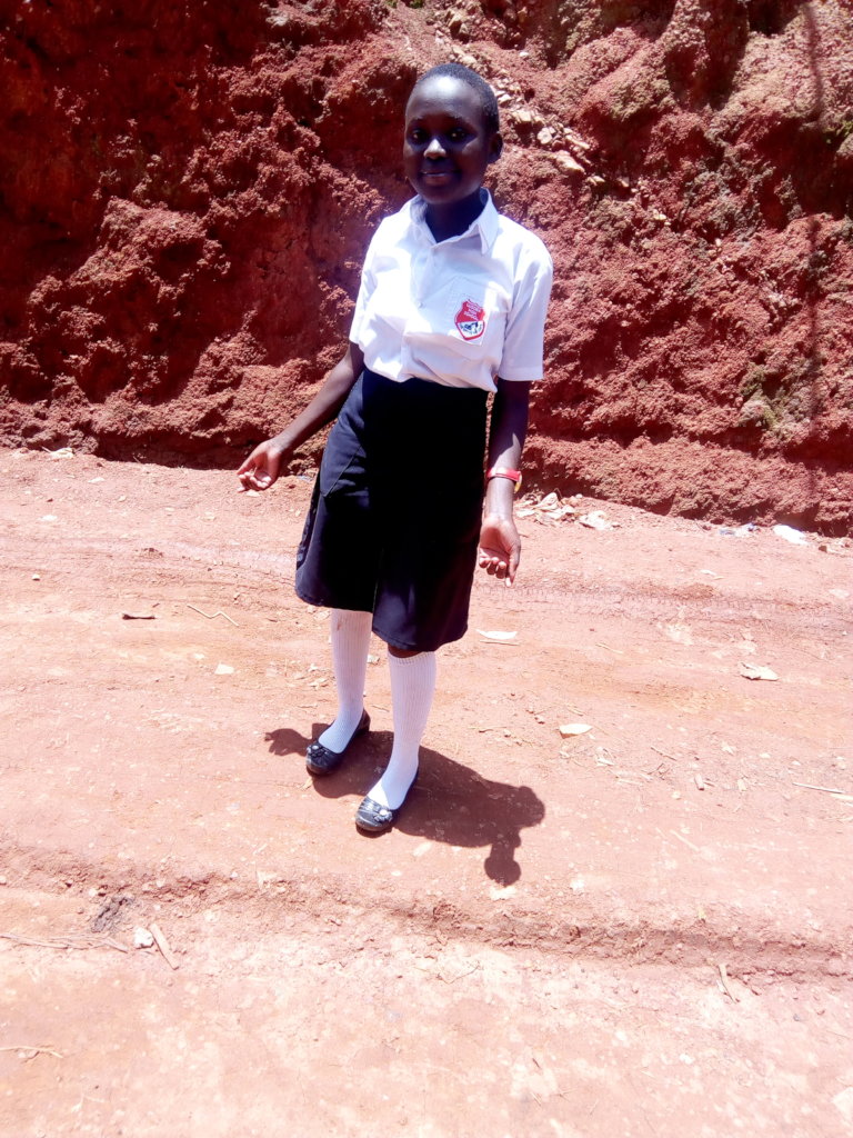 Sharon in senior four class