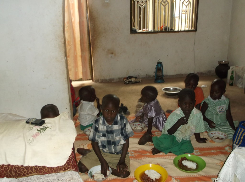 Meal at God's Love Home