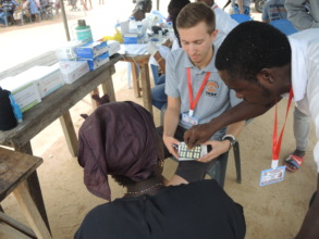 Giving out medications