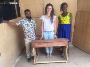 TANF Donate'S  school desk to Seven Stars Academy
