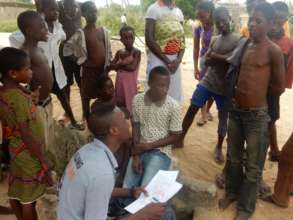 Registering Isaac - an orphan - out of school