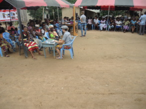 view of the participants