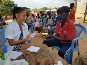 Giving medications to those who tested positive