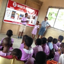 Ongoing health talk at Fidif School