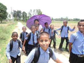 Coming back home after one of the exams