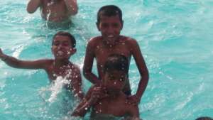 First swimming pool trip of the year