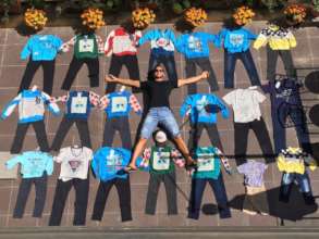 New clothes for the boys