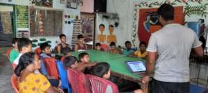 Cholera prevention and hygiene training