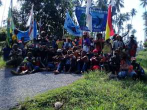 KarKar Islanders walkathon against seabed mining