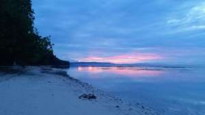 Dawn in the area Nautilus seeks to "mine"