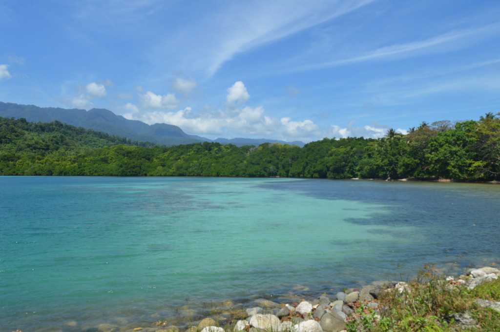Danu Bay where locals gather their marine protein
