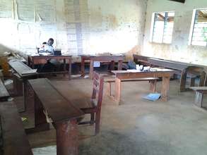 Teacher in class room