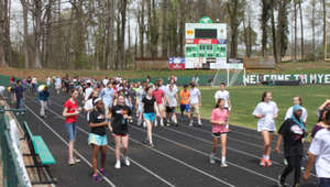 Myers Park HS students "Walk for Wisdom"