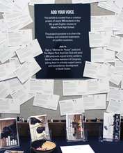 Signed Memes for Peace postcards