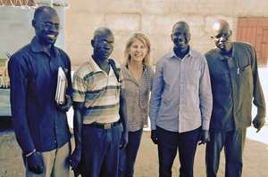 The Raising South Sudan team in Juba South Sudan