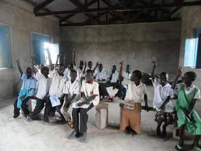 Students attending the Nyarweng School