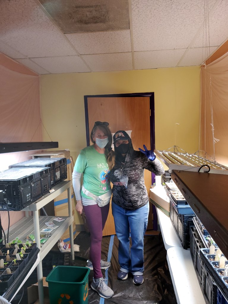 Seeding room April 21
