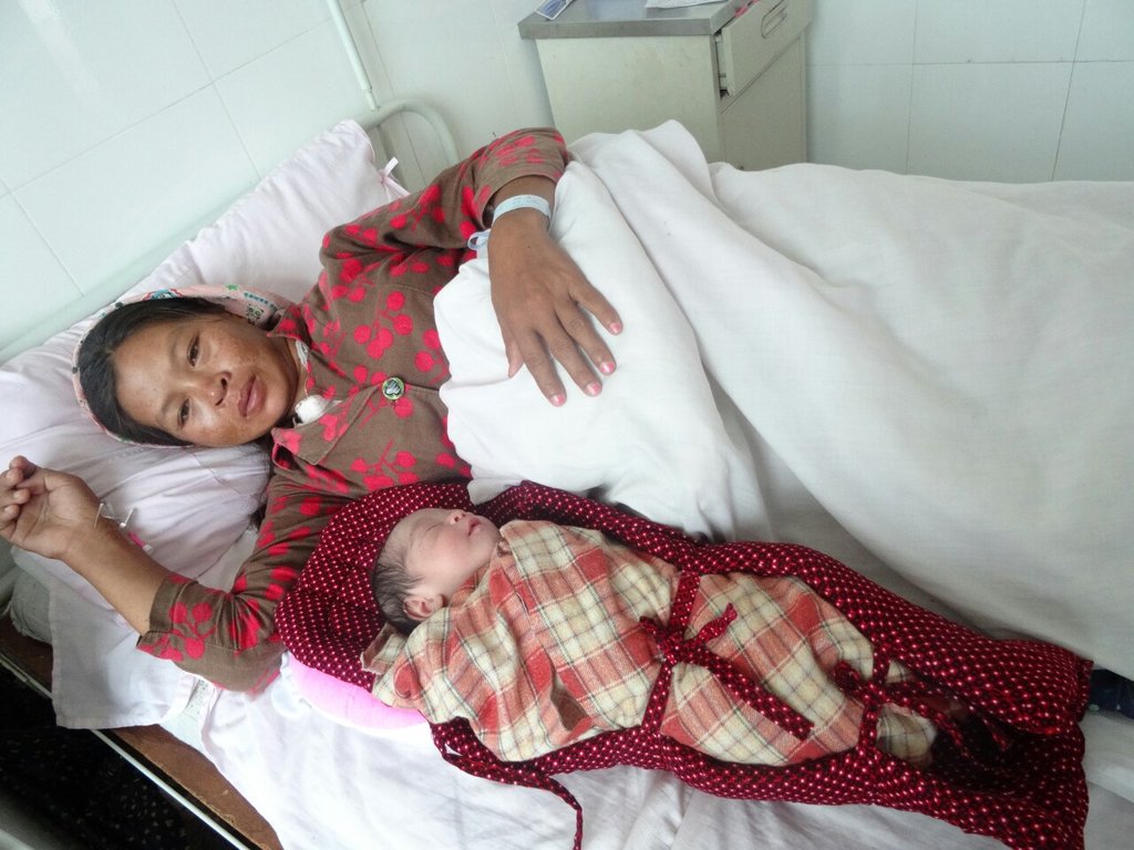 Because of KWAT, this child was born HIV-negative.
