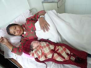 Because of KWAT, this child was born HIV-negative.