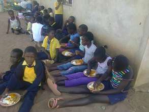Having their meal