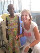 Gloria, a leukemia patient & Nurse Margarita