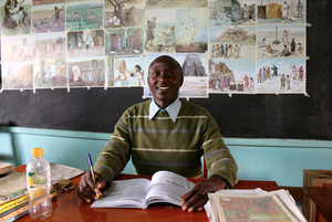 Supported teacher at Ogilgei Primary School