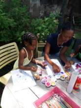 Painting session during 10 Days of Art series