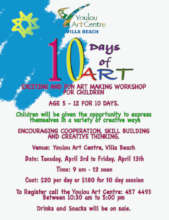Poster Advertising 10 Days of Art