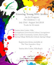 Poster promoting the Art program