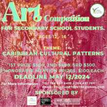 Poster promoting the Art Competition