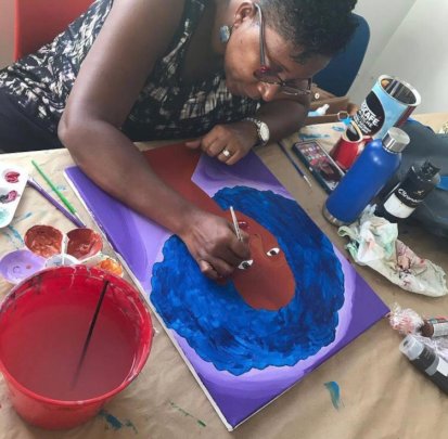 Participant at the adult class