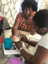 Learn to Crochet class in the new space