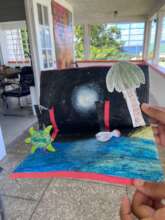 Another Pop Up Book with tree in the moonlight