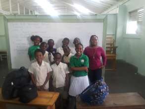 Students from the After School Art Club