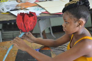 working with paper mache