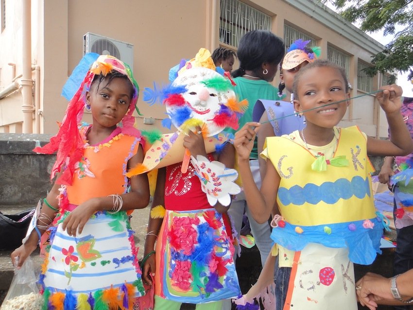 St. Vincent Teaching Art to Children