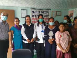 Orphanage supervision from Tokha Municipality Team