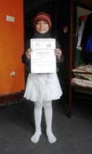 SUSMITA got prize and also became 3rd on Class-UKG