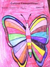 Art works of SRIJANA, Class-UKG.