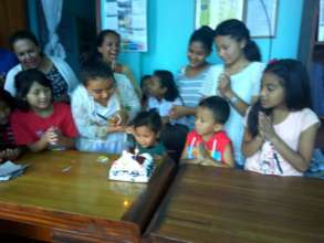 SABITA, Class-LKG celebrating her 5th Birthday.