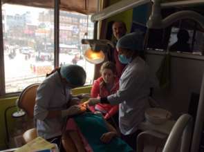 Children on DENTALTREATMENT with LEILA at Hospital