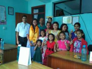 MIHIKA from GlobalGiving visiting SDO-Nepal