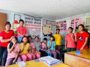 Children happy with new clothes at Dashainfestival