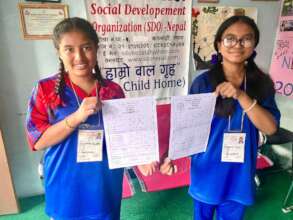 Srijana and Karisma class-6 both achieved GPA 3.49
