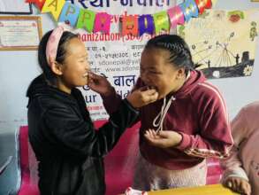Priya and Serfule celebrated birthday first time.