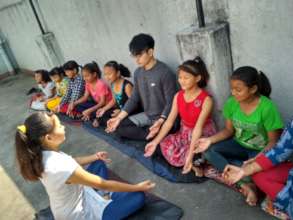 Practicing MEDITATION with RANDALL .